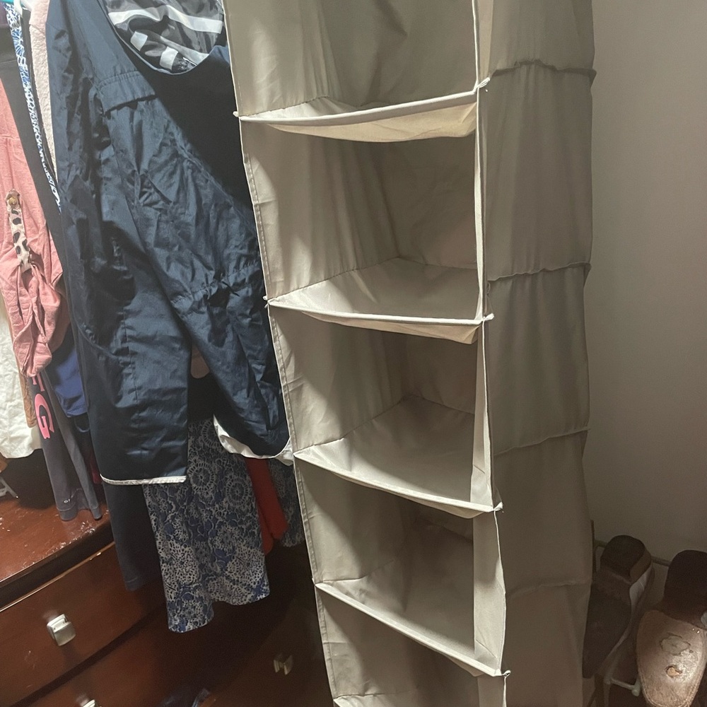 Versatile Hanging Closet Organizer - Tan